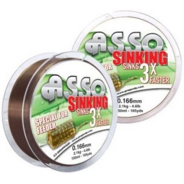 Fir Asso Sinking 3X Feeder 0.198mm 2.60kg 150m Brown