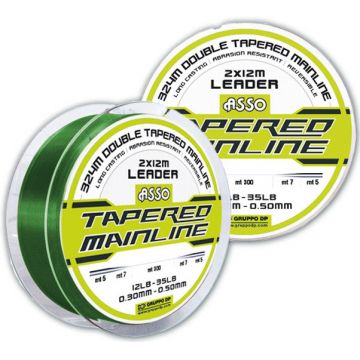Fir Asso Tapered Mainline Low Vis 0.30mm 0.50mm 5.40kg-15.80kg 324m Green