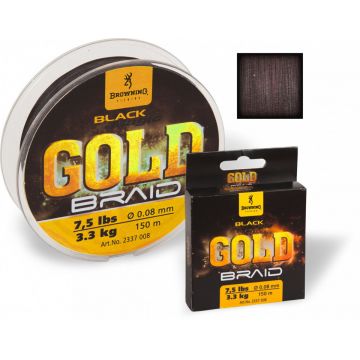 Fir Browning Black Magic Gold Braid 0.12mm 4.50kg 150m Maro
