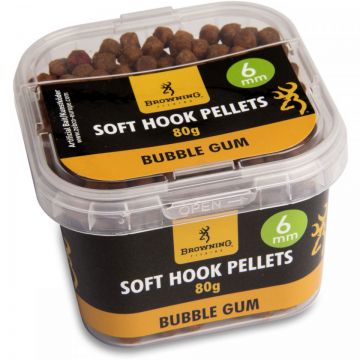 Pelete Soft Browning Soft Hook Pellets 6mm 80g Bubble Gum