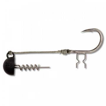 Rig Somn Black Cat 6/0 30gr Shad Claw Rig