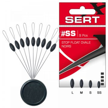 Stoper Sert Float Ovale Noirs SS