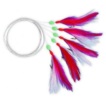 Streamer Zebco M Rig No.1/0 Red White