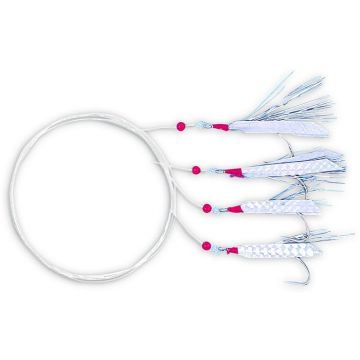 Streamer Zebco M Rig No.3/0 Silver Red