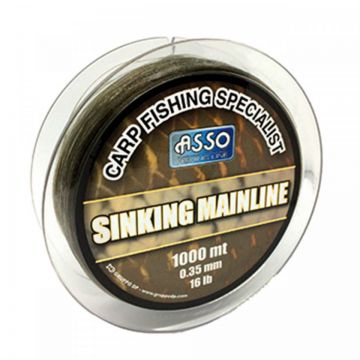 Fir Asso Sinking Mainline 0.40mm 9.07kg 1000m Brown