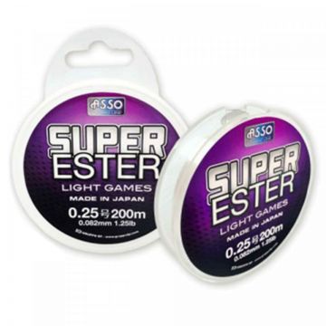 Fir Asso Super Ester 0.074mm 0.454kg 200m White-Fluo
