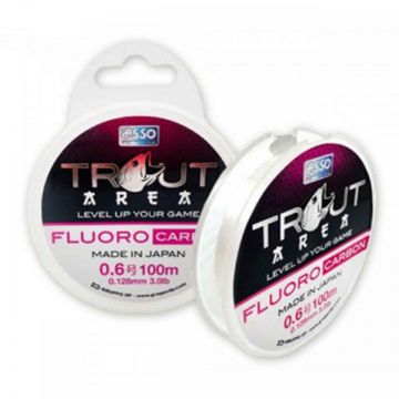 Fir Asso Trout Area Fluorocarbon 0.148mm 1.814kg 100m White