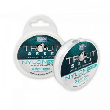 Fir Asso Trout Area Nylon Hard 0.128mm 1.360kg 100m Grey
