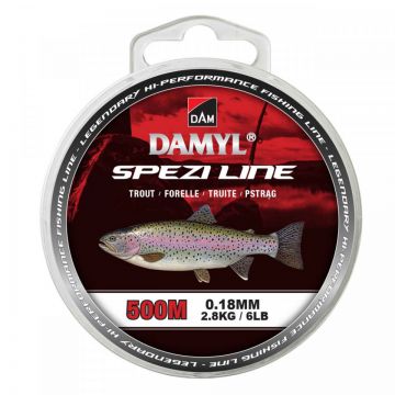 Fir Dam Damyl New Spezi Line Trout 0.22mm 4.60kg 500m Transparent