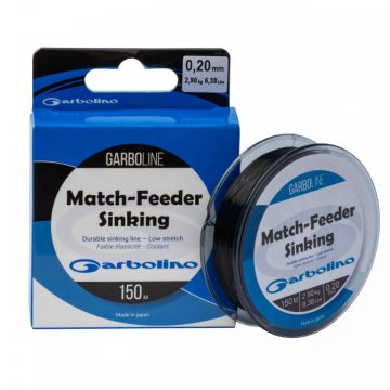 Fir Garbolino Match Feeder Sinking 0.16mm 4.40Lb 150m Negru