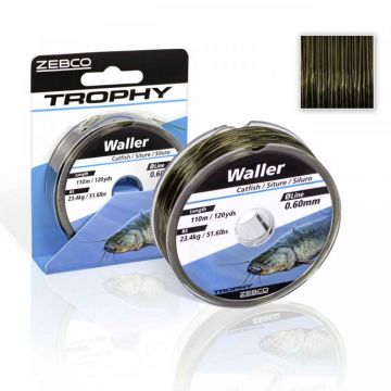Fir Zebco Trophy Catfish 0.60mm 23.40kg 110m Dark Camo