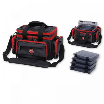 Geanta DAM Effzett Pro-Tact Spinning Bag 27.5x18.5x4.5cm 4 M Lure Cases