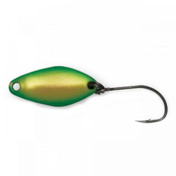 Oscilanta No.2 1.6gr 23mm DAM Effzett Pro Trout Spoon Green Gold UV