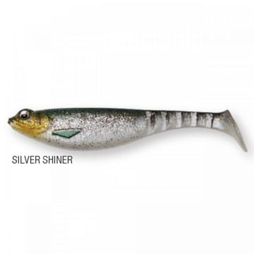 Shad DAM Effzett Shadster Power Tail 8cm 5.6gr Silver Shiner