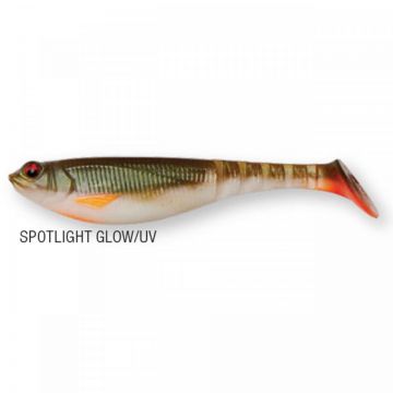 Shad DAM Effzett Shadster Power Tail 8cm 5.6gr Spotlight Glow UV