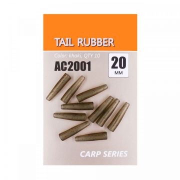 Con Tail Rubber Orange 20mm 10buc Con Tail Rubber Orange 20mm 10buc