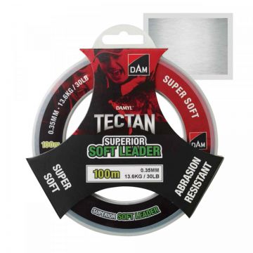 Fir Dam Tectan Superior Soft Leader 0.35mm 13.60kg 100m Transparent