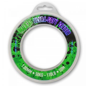 Fir Inaintas Madcat Ultra-Soft Mono Leader 1.00mm 50kg 50m Transparent