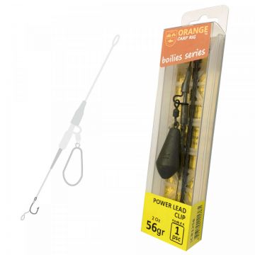 Montura Crap Orange cu Plumb 56gr Long Cast Plumb Pierdut 1 carlig Nr.4