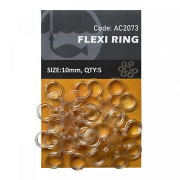 Orange Flexi Ring 10mm 5buc