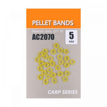 Orange Pellet Bands 5mm 30buc