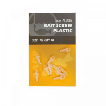 Surub Momeala Orange Plastic 10mm 10buc Surub Momeala Orange Plastic 10mm 10buc