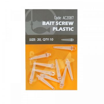 Surub Momeala Orange Plastic 20mm 10buc Surub Momeala Orange Plastic 20mm 10buc
