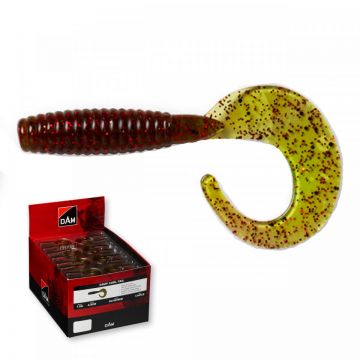 Twister DAM Grup Curl Tail 7cm Olive/Red