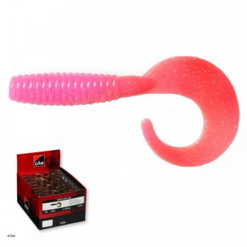 Twister DAM Grup Curl Tail 7cm UV Pink/Silver