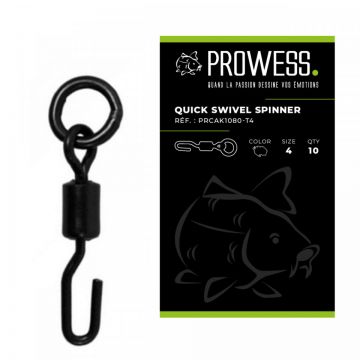 Vartej Prowess Rapid Spinner Negru Mat T4 10buc/pac