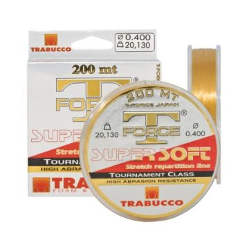 Fir Monofilament T-Force Super Soft 200m Trabucco (Diametru fir: 0.25 mm)