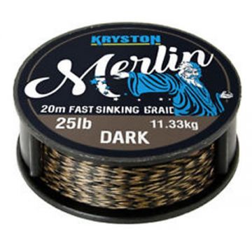 Fir textil Fast Sinking Supple dark 20m Kryston (Rezistenta: 15 lbs)