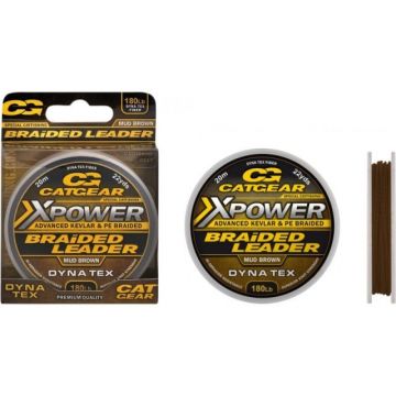 Fir textil Xpower Braided Leader Catgear (Rezistenta: 180 lbs)