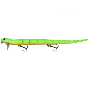 Vobler 3D Snake 20cm, 25g Green Fluo Savage Gear
