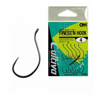 Carlig Cultiva B-71 11526 No.4 Finessing Hook 10buc/plic