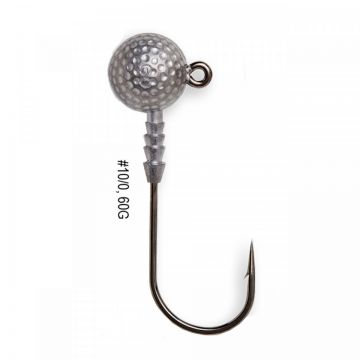 Jig Madcat Golf Ball No.10/0 60gr Jighead Natural Bulk