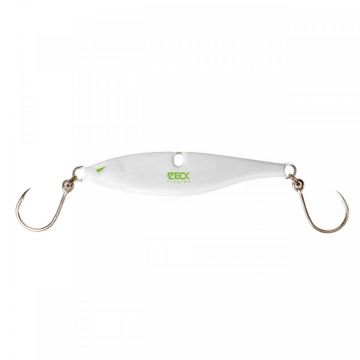 Lingura Rattlin' Zeck Vertical Jig 140gr White