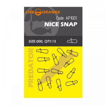 Agrafa Orange No.2 Nice Snap 13buc
