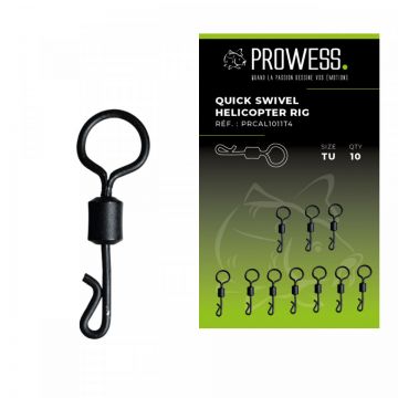 Agrafa Rapida Vartej Prowess Helicoper Quick Swivel 10buc