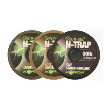 Leader N-Trap Semi Stiff 20M 20Lbs Weedy Green