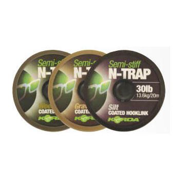 Leader N-Trap Semi Stiff 20M 30Lbs Weedy Green