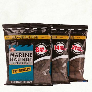 Marine Halibut Pellets - 21Mm Pre-Drilled 350G