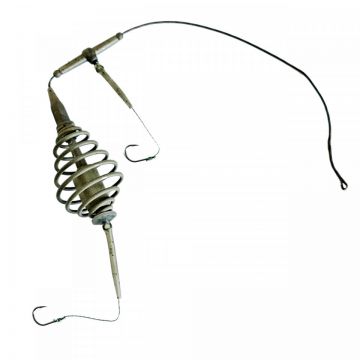 Montura Orange cu momitor arcuit 40gr si 2 carlige No.6 Carp Leadcore