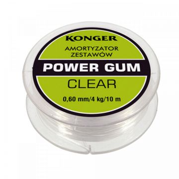 Powergum Method Feeder Konger 0.8mm 6kg 10m Shock Absorber Clear