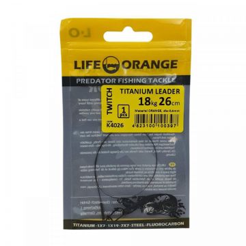 Struna Titan Twitch Orange 0.3mm 9kg 22cm 1buc
