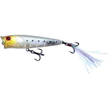 Vobler Burpy Popper 6.5cm 6.3g Pearl Spots