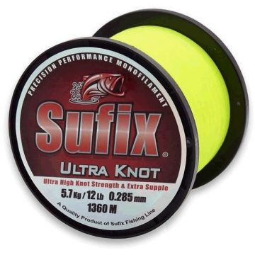 Fir Ultra Knot 0.255mm 1680M 5.10kg Opaque Yellow