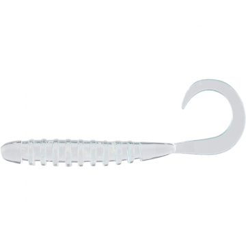 Grub Tide Curly 5cm Clear Glow Crush 8buc