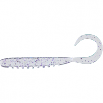 Grub Tide Curly 5cm Clear Prism Neon 8buc