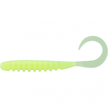 Grub Tide Curly 5cm Glow Chartreusse 8buc